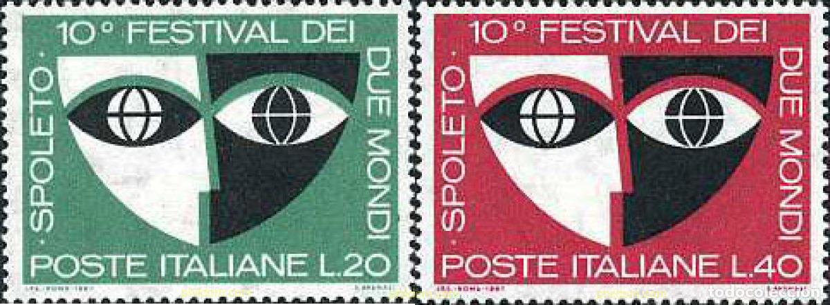 Sellos: 130731 MNH ITALIA 1967 10 FESTIVAL DE LOS DOS MUNDOS