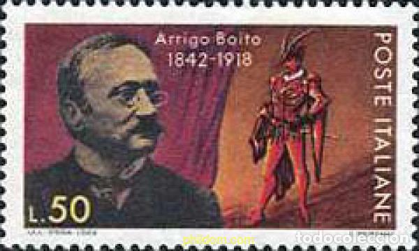 Sellos: 130759 MNH ITALIA 1968 50 ANIVERSARIO DE LA MUERTE DE ARRIGO BOITO