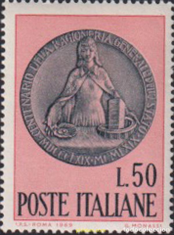 Sellos: 130773 MNH ITALIA 1969 CENTENARIO DE LA CONTABILIDAD DEL ESTADO