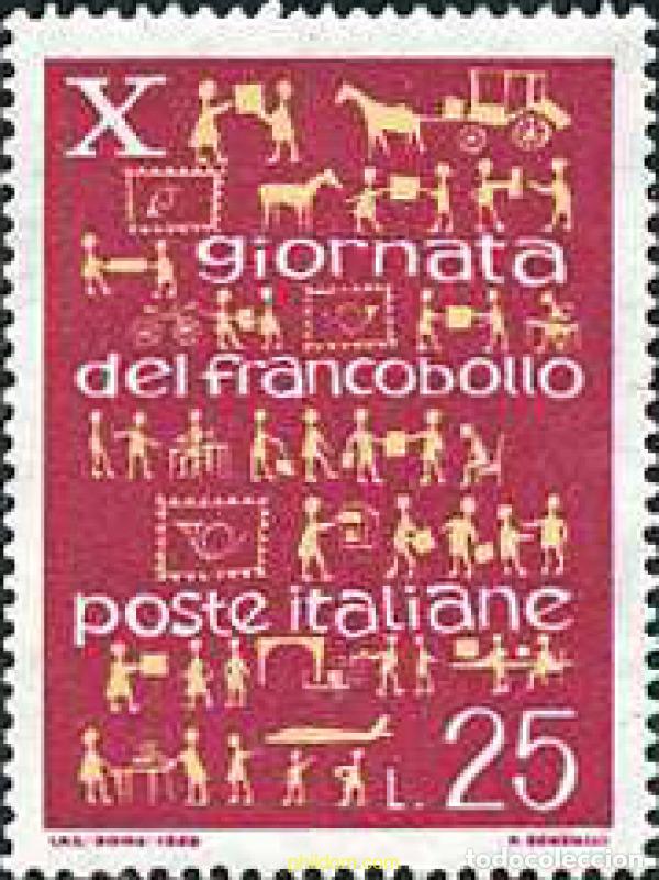 Sellos: 130771 MNH ITALIA 1968 DIA DEL SELLO