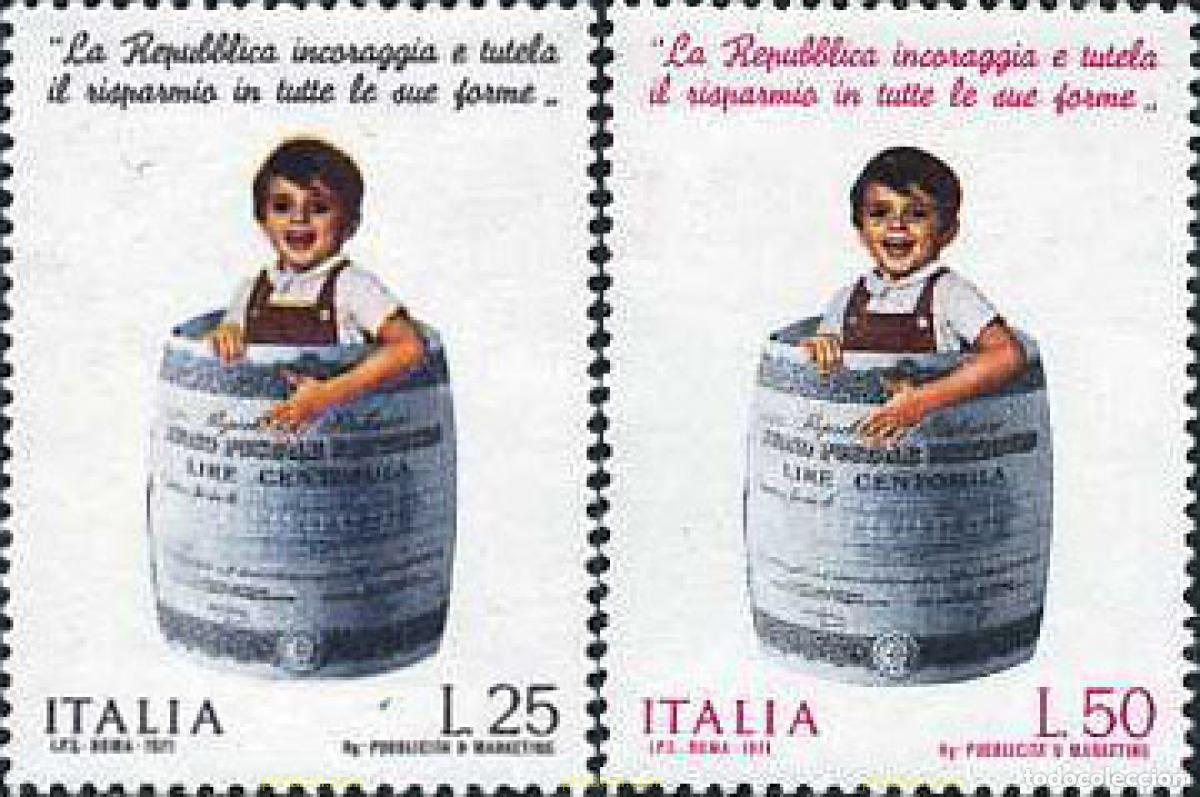 Sellos: 130902 MNH ITALIA 1971 AHORRO POSTAL