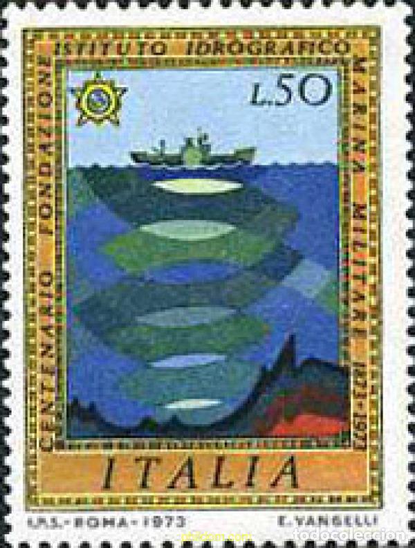 Briefmarken: 130933 MNH ITALIA 1973 CENTENARIO DE LA FUNDACION DEL INSTITUTO HIDROGRAFICO DE LA MARINA