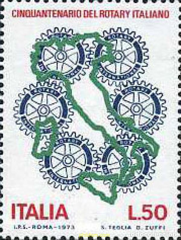 Sellos: 131155 MNH ITALIA 1973 50 ANIVERSARIO DE LA ROTARY ITALIANA