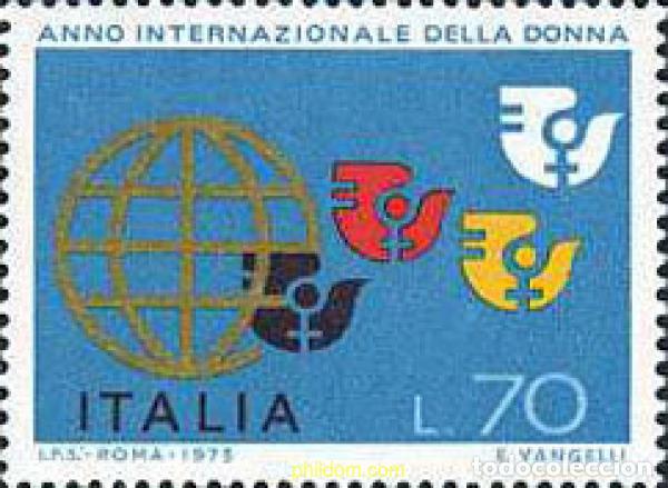 Sellos: 131207 MNH ITALIA 1975 A&Ntilde;O INTERNACIONAL DE LA MUJER