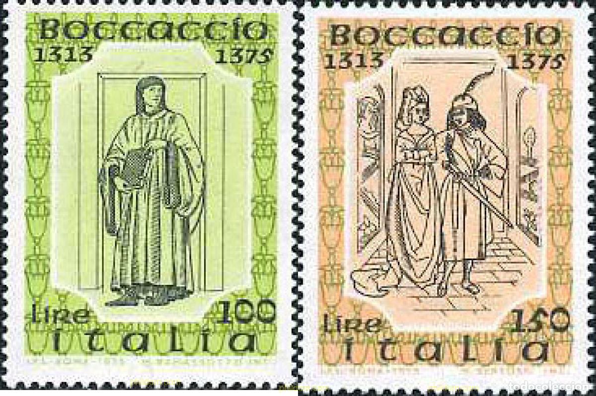 Sellos: 131231 MNH ITALIA 1975 6 CENTENARIO DE LA MUERTE DE GIOVANNI BOCCACCIO