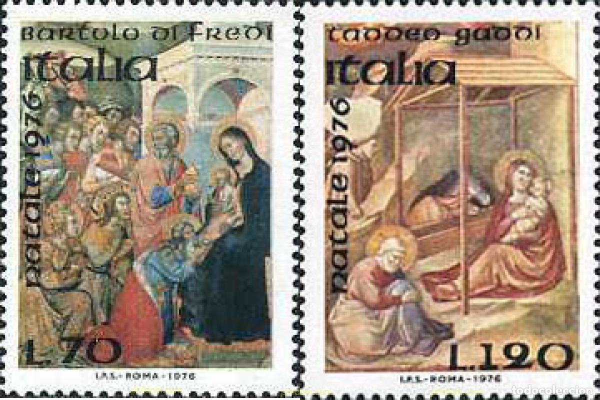 Sellos: 131255 MNH ITALIA 1976 NAVIDAD