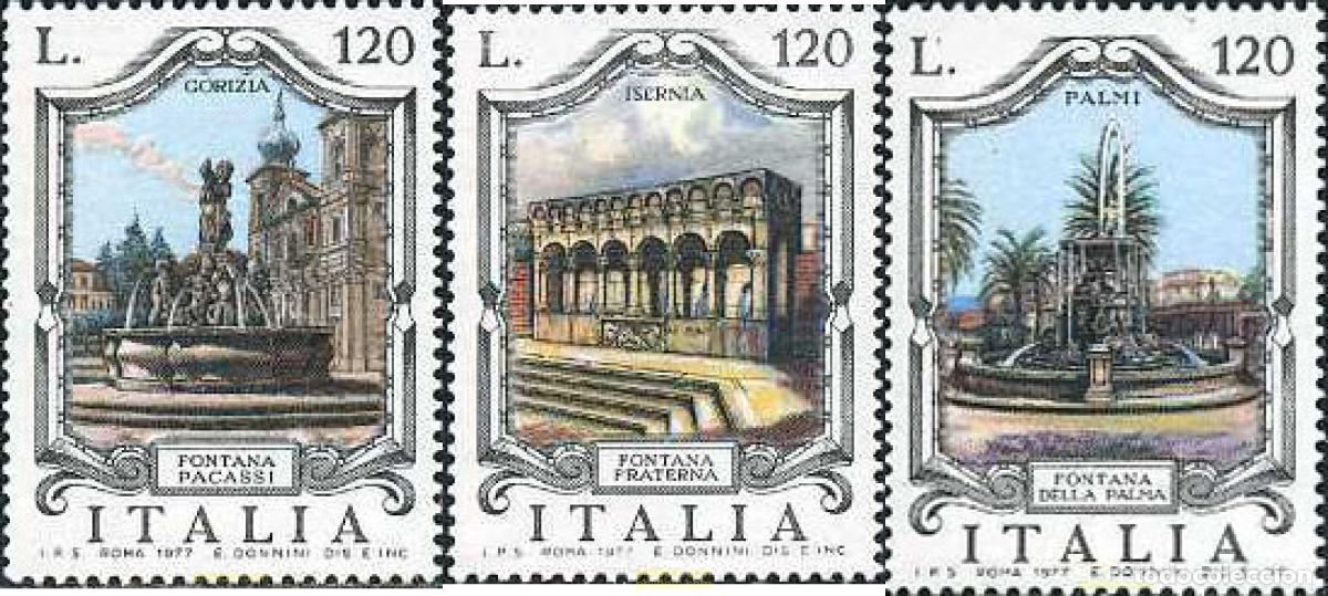 Selos: 131277 MNH ITALIA 1977 FUENTES HISTORICAS