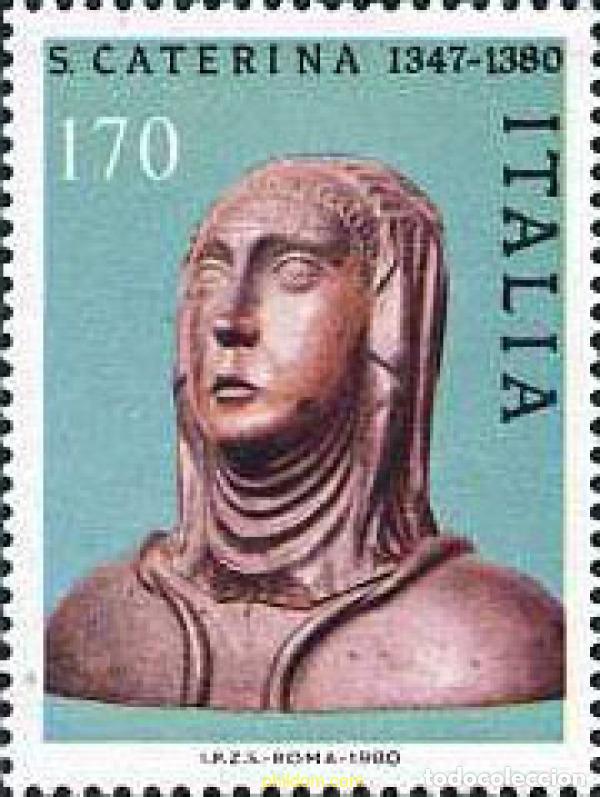 Selos: 131323 MNH ITALIA 1980 6 CENTENARIO DE LA MUERTE DE SANTA CATHERINA DE SIENNE