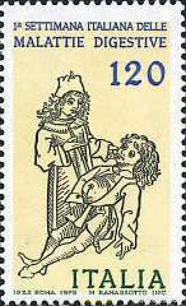 Selos: 131312 MNH ITALIA 1979 SEMANA ITALIANA DE LAS ENFERMEDADES DIGESTIVAS