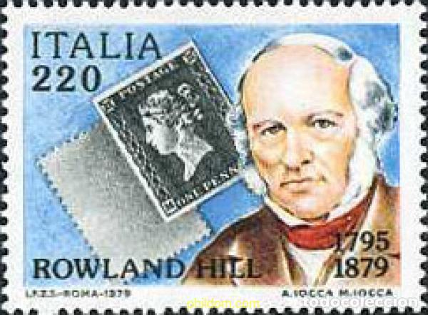 Stamps: 131317 MNH ITALIA 1979 CENTENARIO DE LA MUERTE DE SIR ROWLAND HILL