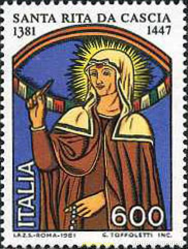 Sellos: 131379 MNH ITALIA 1981 6 CENTENARIO DEL NACIMIENTO DE SANTA RITA DE CASCIA
