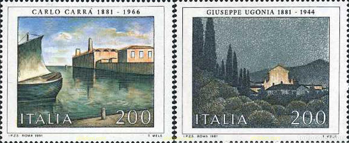 Sellos: 131396 MNH ITALIA 1981 ARTE ITALIANO