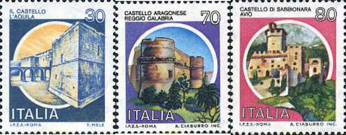 Sellos: 131390 MNH ITALIA 1981 CASTILLOS
