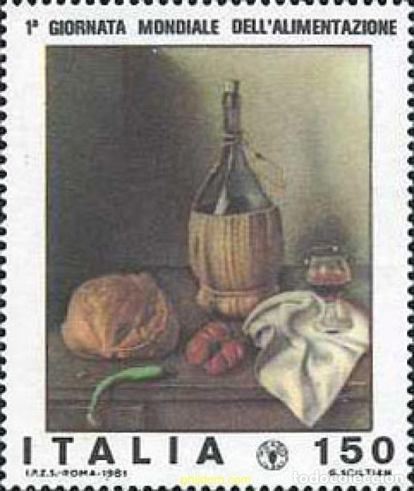 Sellos: 131406 MNH ITALIA 1981 DIA MUNDIAL DE LA ALIMENTACION