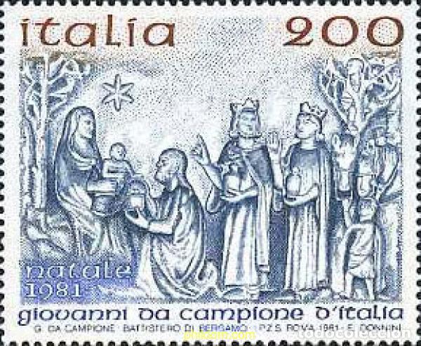 Sellos: 131408 MNH ITALIA 1981 NAVIDAD
