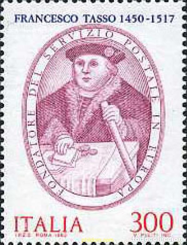 Timbres: 131419 MNH ITALIA 1982 FRANCISCO TASSO, FUNDADOR DEL SERVICIO POSTAL EN EUROPA