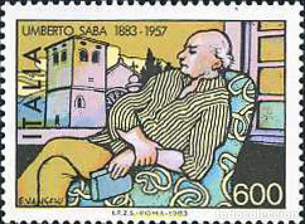 Briefmarken: 131424 MNH ITALIA 1983 CENTENARIO DEL NACIMIENTO DE UMBERTO SABA