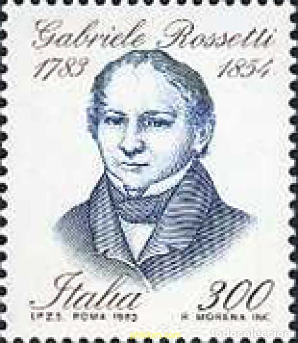 Briefmarken: 131422 MNH ITALIA 1983 BICENTENARIO DEL NACIMIENTO DE GABRIELE ROSSETTI