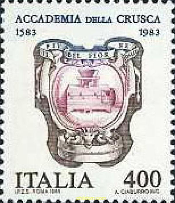 Briefmarken: 131421 MNH ITALIA 1983 4 CENTENARIO DE LA FUNDACION DE LA ACADEMIA DE LA CRUSCA