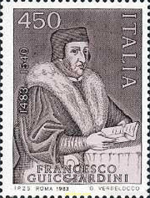 Briefmarken: 131423 MNH ITALIA 1983 5 CENTENARIO DEL NACIMIENTO DE FRANCESCO GUICCIARDINI