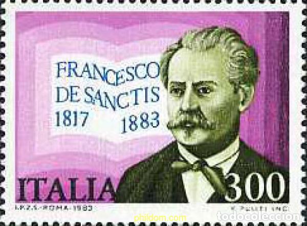 Briefmarken: 131428 MNH ITALIA 1983 CENTENARIO DE LA MUERTE DE FRANCESCO DE SANCTIS