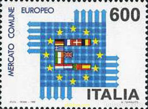 Selos: 131624 MNH ITALIA 1992 PUESTA EN VIGOR EL MERCADO UNICO EUROPEO