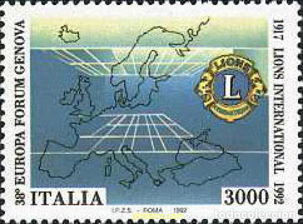 Selos: 131623 MNH ITALIA 1992 38 FORUM EUROPEO DE LOS LIONS CLUB