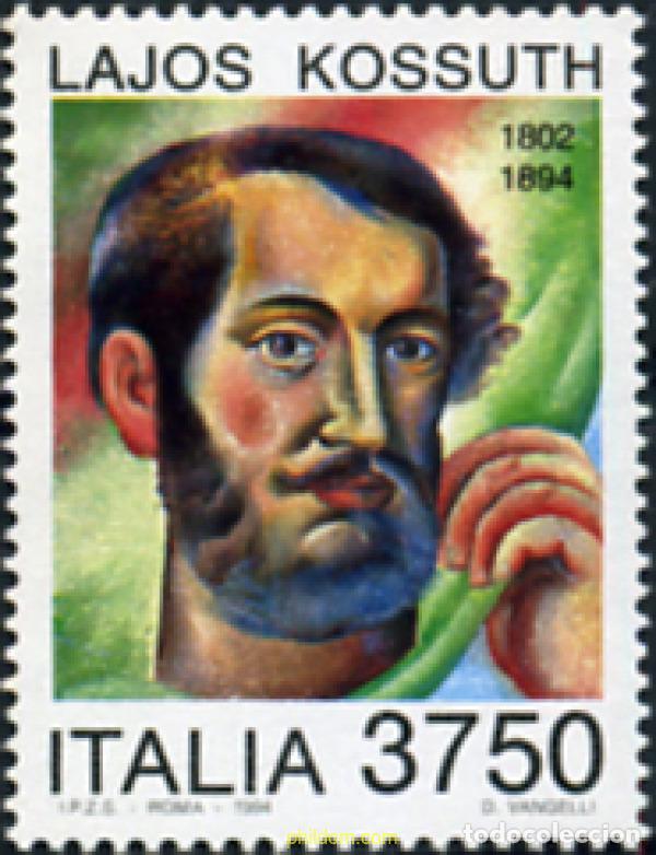 Selos: 131662 MNH ITALIA 1994 CENTENARIO DE LA MUERTE DE LAJOS KOSSUTH