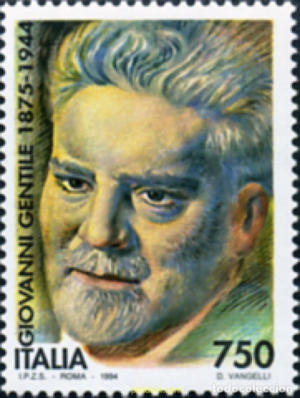 Selos: 131689 MNH ITALIA 1994 50 ANIVERSARIO DE LA MUERTE DEL FILOSOFO GIOVANNI GENTILE