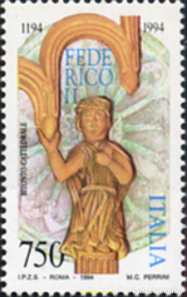 Selos: 131678 MNH ITALIA 1994 800 ANIVERSARIO DEL NACIMIENTO DEL EMPERADOR FRIEDRICH II