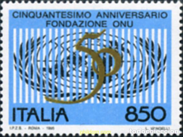 Selos: 131691 MNH ITALIA 1995 50 ANIVERSARIO DE LA FUNDACION DE LA ONU