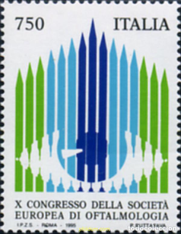 Selos: 131707 MNH ITALIA 1995 10 CONGRESO DE LA SOCIEDAD EUROPEA DE OFTALMOLOGIA