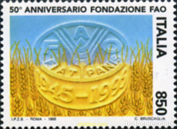 Selos: 131711 MNH ITALIA 1995 50 ANIVERSARIO DE LA FAO (ORGANIZACION PARA LA ALIMENTACION Y LA AGRICULTURA