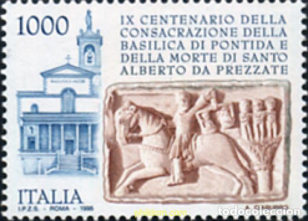 Selos: 131718 MNH ITALIA 1995 9 CENTENARIO DE LA CONSAGRACION DE LA BASILICA DE PONTIDA Y DE LA MUERTE DE