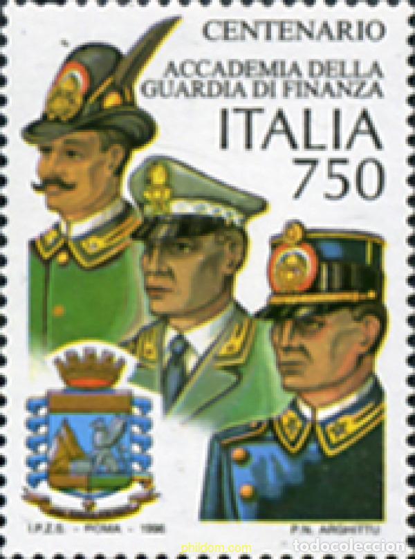 Sellos: 131734 MNH ITALIA 1996 CENTENARIO DE LA ACADEMIA DE LA GUARDIA DE FINANZAS