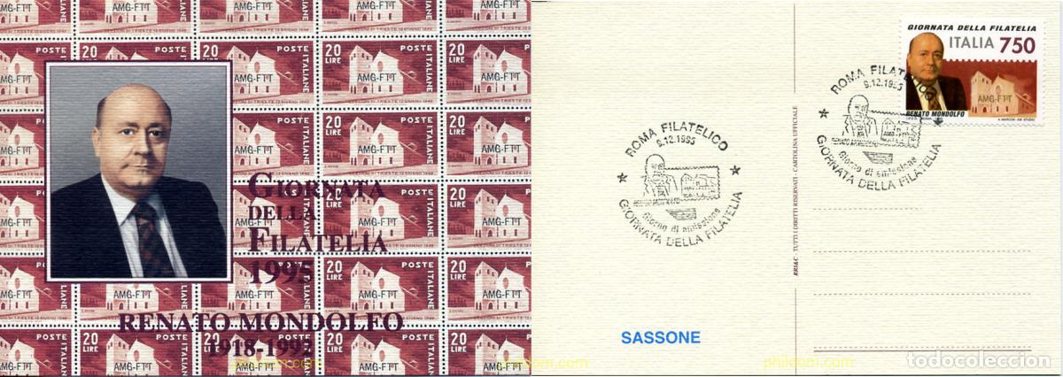 Sellos: 351385 MNH ITALIA 1995 DIA DE LA FILATELIA