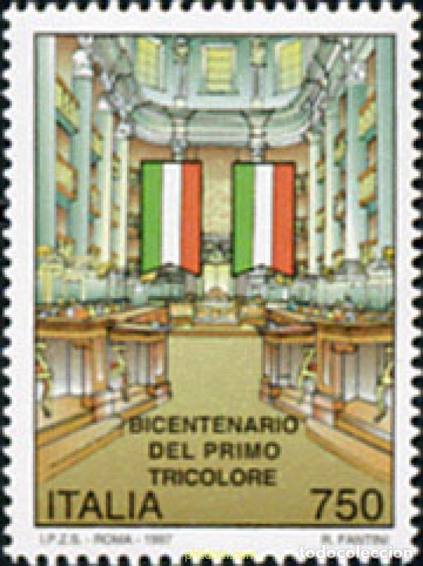 Sellos: 131750 MNH ITALIA 1997 BICENTENARIO DE LA PRIMERA BANDERA TRICOLOR