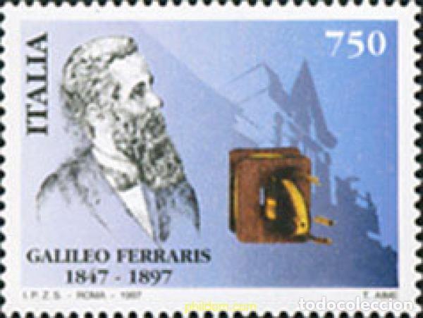 Sellos: 131751 MNH ITALIA 1997 CENTENARIO DE LA MUERTE DE GALILEO FERRARIS