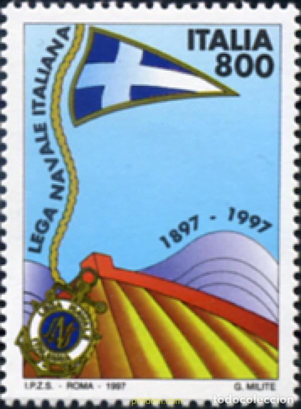 Sellos: 131764 MNH ITALIA 1997 CENTENARIO DE LA LIGA NAVAL ITALIANA