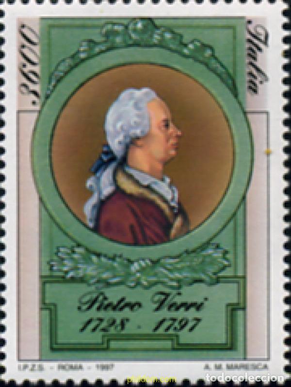 Sellos: 131768 MNH ITALIA 1997 BICENTENARIO DE LA MUERTE DE PIETRO VERRI