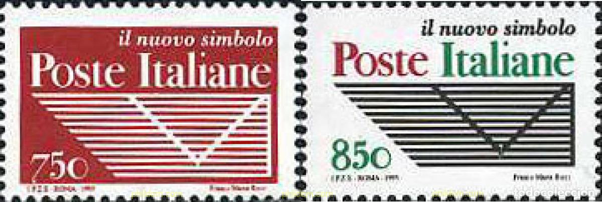 Sellos: 131720 MNH ITALIA 1995 NUEVO EMBLEMA DE CORREOS
