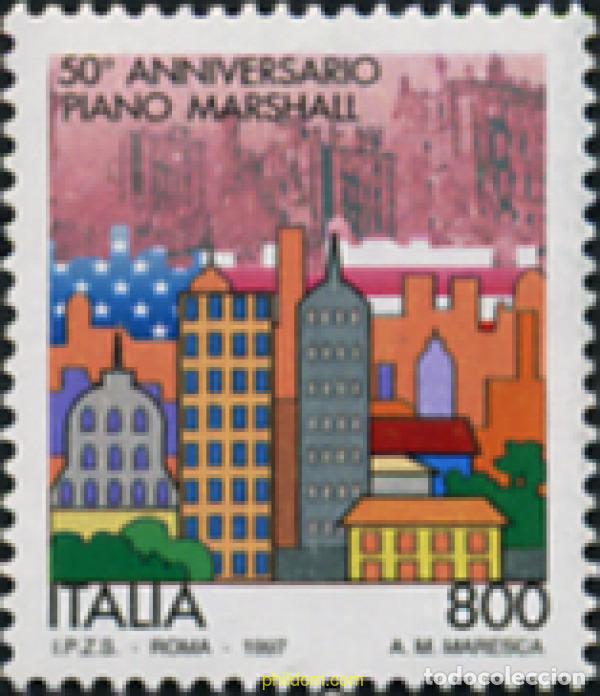 Sellos: 131772 MNH ITALIA 1997 50 ANIVERSARIO DEL PLAN MARSHALL