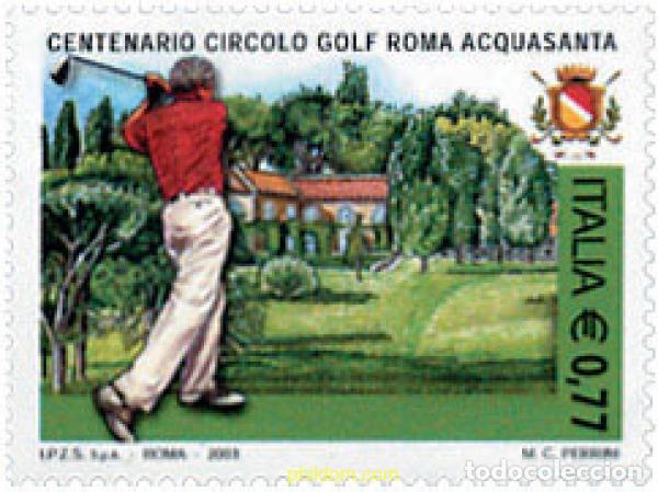 Sellos: 131779 MNH ITALIA 2003 100 ANIVERSARIO DEL CLUB DE GOLF ROMA ACQUASANTA
