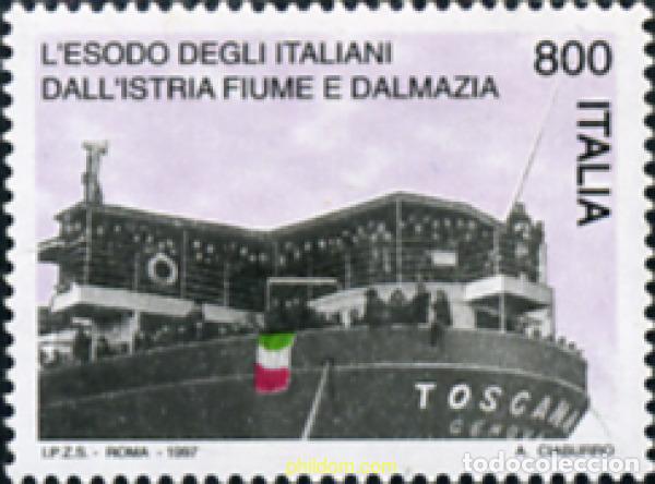 Sellos: 131774 MNH ITALIA 1997 50 ANIVERSARIO DE LA EMIGRACION DE LA POBLACION ITALIANA DE ISTRIA