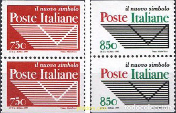 Sellos: 134970 MNH ITALIA 1995 NUEVO EMBLEMA DE CORREOS