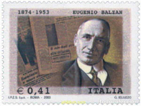 Sellos: 132134 MNH ITALIA 2003 50 ANIVERSARIO DE LA MUERTE DE EUGENIO BALZAN