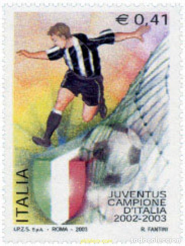 Sellos: 132600 MNH ITALIA 2003 CAMPEON DE ITALIA, JUVENTUS DE TURIN