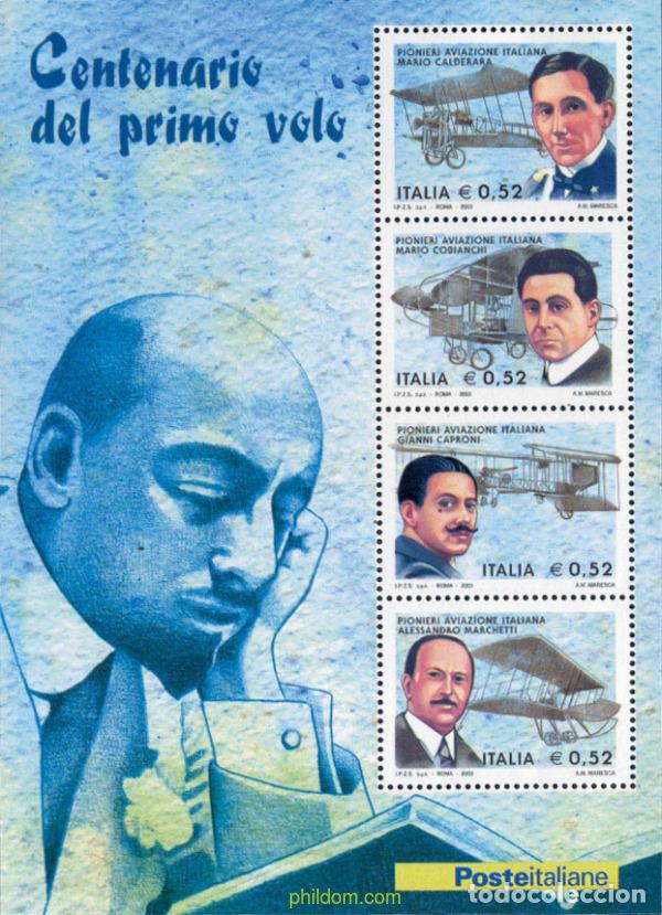 Sellos: 133176 MNH ITALIA 2003 CENTENARIO DE LA AVIACION