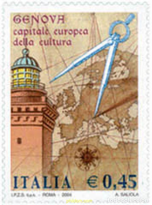 Sellos: 139636 MNH ITALIA 2004 GENOVA. CAPITAL CULTURAL EUROPEA