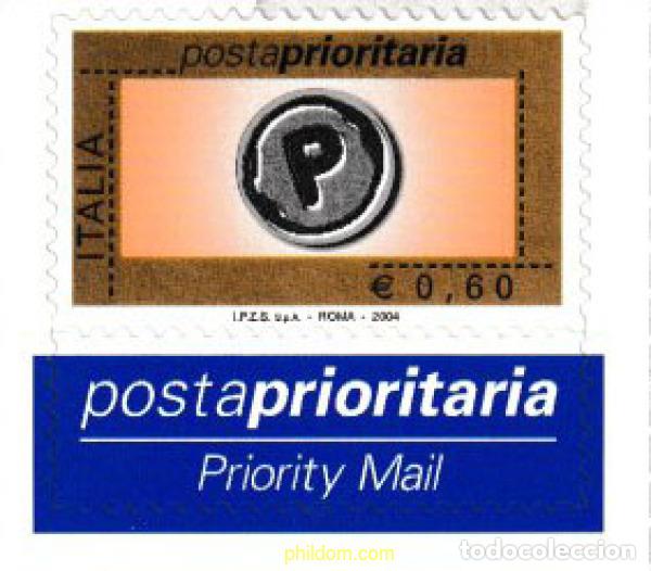 Sellos: 608183 MNH ITALIA 2004 CORREO PRIORITARIO